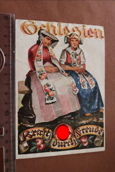 Postkarte - Schlesien - Kraft durch Freude